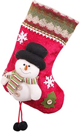 Коледни Чорапи, Дядо коледа, Снежен човек Коледен Герой на 3D Плюшен Бельо Подвесная Етикет Вязаная Кант Сватбена Огледало Централните Елементи