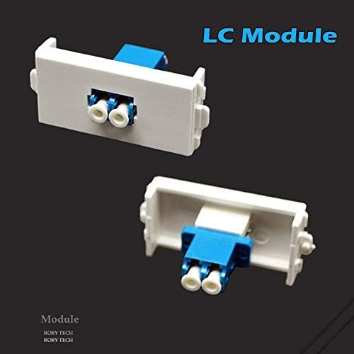 Модули LC + RJ-45 + RJ11 Мултимедийна Информационна Стенни панела с покритие за Кабелна Система, Оптичен Телефон Cat6 Ethernet Keystone