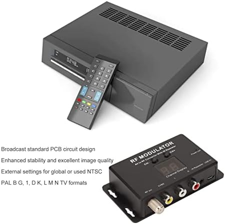 DAUERHAFT AV-Радиочестотни Конвертор, PAL NTSC Мини-Радиочестотни Модулатор, Стабилна Схема на платката за DVR за DVD