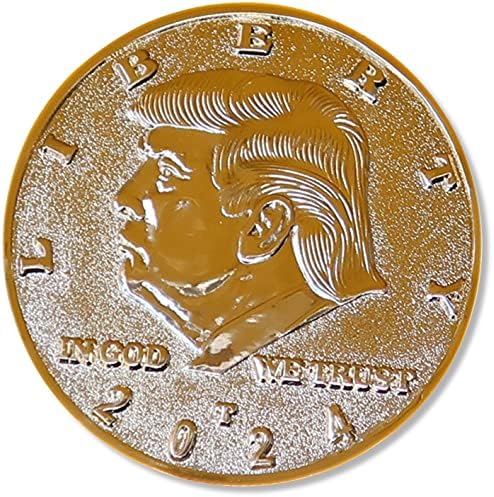 Златна монета на Доналд Тръмп Позлатен са подбрани монета Коллекционный Тръмп 2024 47-та Редки монети MEGA Keep America Great (2024)