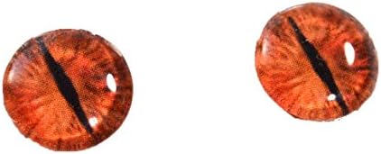 10 мм Фантазийные Кабошоны Red Dragon Glass Eyes за Художествени Куклено Скулптури или Производство на Бижута Комплект от 2