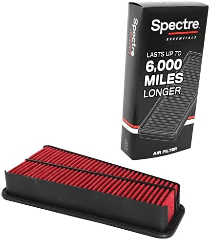 Въздушен филтър на двигателя Spectre Essentials от K & N: Премия, увеличава срока на служба на 50%: подходящ за TOYOTA 2003-2015 г. съобщение