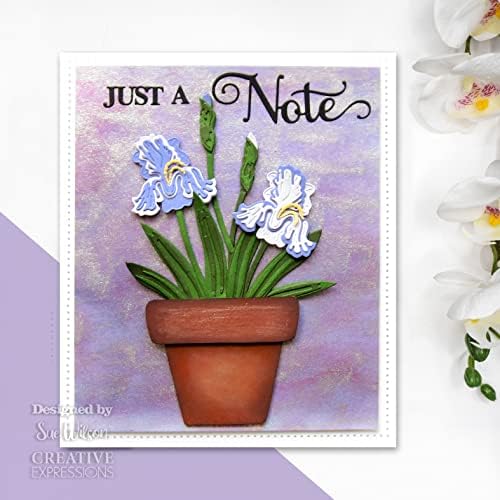Творчески израз на Сю Уилсън Колекция Многослойни Цветове Iris Занаятите Die