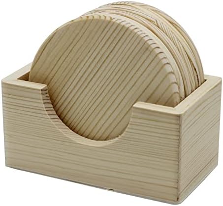6 Опаковки Недовършени дървени каботажните с държач – 4-инчов Кръгла Дървена поставка за бродерия, отшлифованная и готова