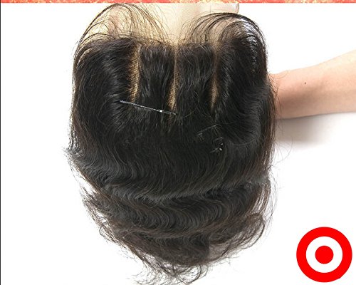 DaJun Hair 8A 3-Лентов Лейси Закопчалка с 3 Греди Бразилски Естествена Коса Remy Обемна Вълна от Естествен Цвят на 16 затваряне + 181820патици