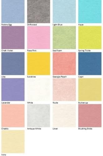 21 войлочный лист - Пролетната колекция цветове 6X6 см - Произведено в САЩ - Филцове, изработени от смес от мериносова вълна