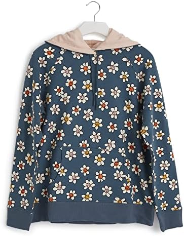 Женски френски Упорит пуловер Vera Bradley, с капак и джоб (Advanced размерный серия)