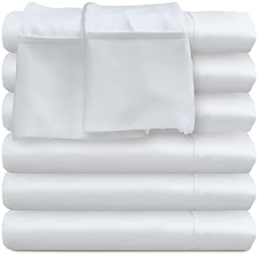 Само плоски кърпи размер Queen Size - 6 Опаковки на Насипни бели чаршафи за масаж на масата, в леглото, за дома, стоки от първа необходимост