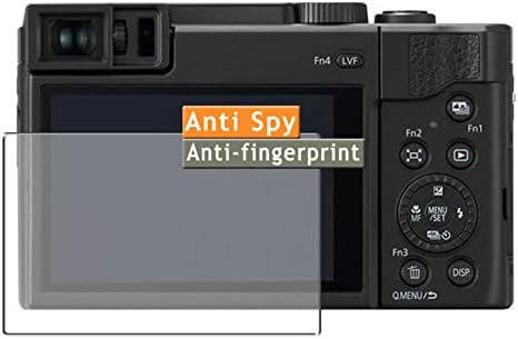 Защитно фолио за екрана Vaxson Privacy, съвместима със стикер за защита от шпионски софтуер, филми, Panasonic LUMIX TZ95