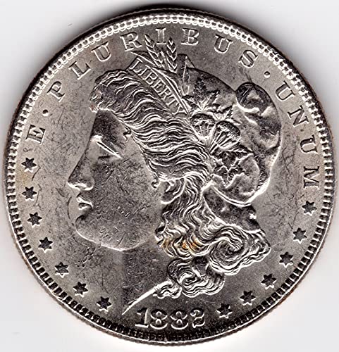 Глоба в размер на 1 долар, Морган 1882 г.