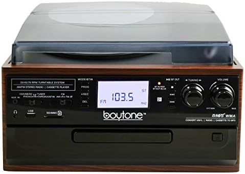 Boytone BT-22M, Плеър, Bluetooth, AM/FM радио, Кассетный, CD-плейър, 2 вградени говорителя, Възможност за конвертиране