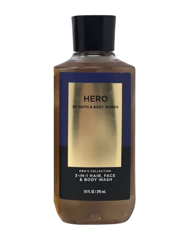 Средство за измиване на косата, лицето и тялото Bath & Body Works For Men HERO 3 в 1 - Ценната опаковка от 2 парчета - В пълен размер