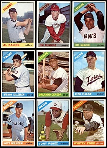 1966 Topps Бейзболен, определени с ниски номер (Baseball Set) EX