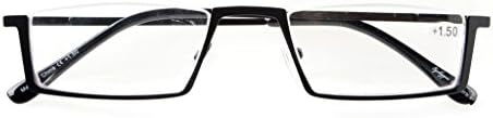 Eyekepper 4-Pack Очила за четене в полукръгла рамки Ридеры Включват Компютърни Очила за четене + 2,5