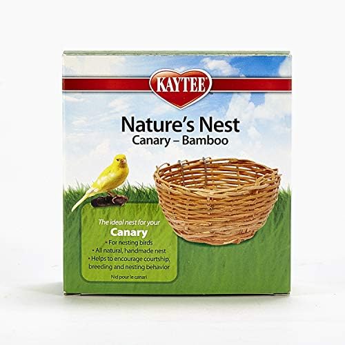Kaytee Nature's Nest Естествен Бамбук, едно канарче