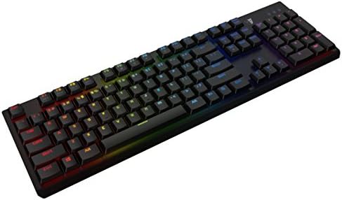 Нисък профил механична клавиатура Tesoro Грам Spectrum G11SFL Син цвят с индивидуална подсветка за всеки клавиш, пълноцветен, с RGB led