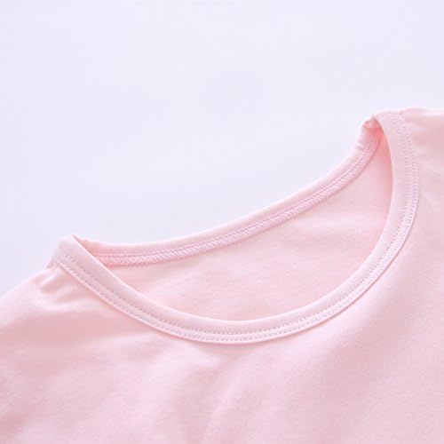 ABALACOCO/ 3 комплекта дрехи за по-големи момичета и момчета (6 бр.), Памучни Тениски с дълги ръкави, Есенно-Зимния топлинна