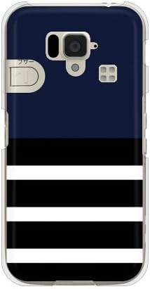 Втора Кожа Однотонная кант в Тъмно синьо (Прозрачен) Дизайн от ROTM/за обикновен смартфон 204SH/SoftBank SSH204-PCCL-202-Y385