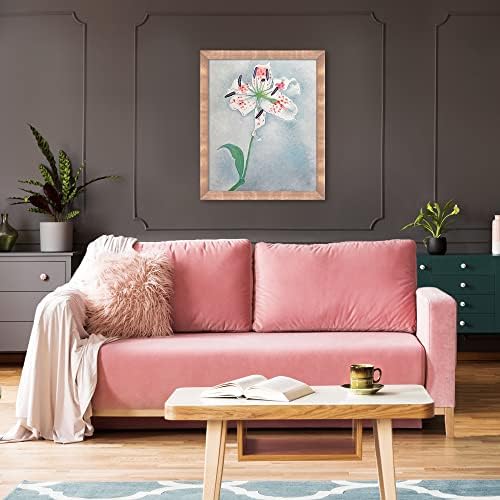 Лилия в стил Пастиш в Рамка от Розово злато, 23 x 27