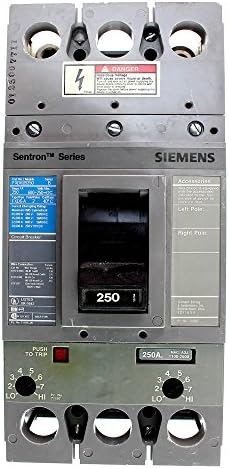 Автоматичен прекъсвач Siemens FXD62B250, рамка Fxd, 250 Ампера, 2 полюса, 600