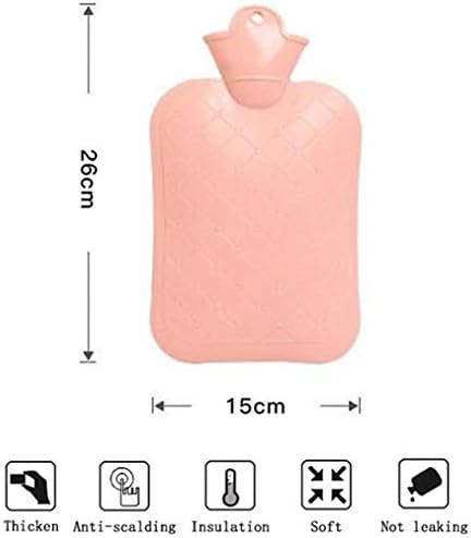 Бутилка за гореща вода LLQUS от PVC обем 1 л с капак, Чанта за Затопляне на ръцете Животни, Нескользящая