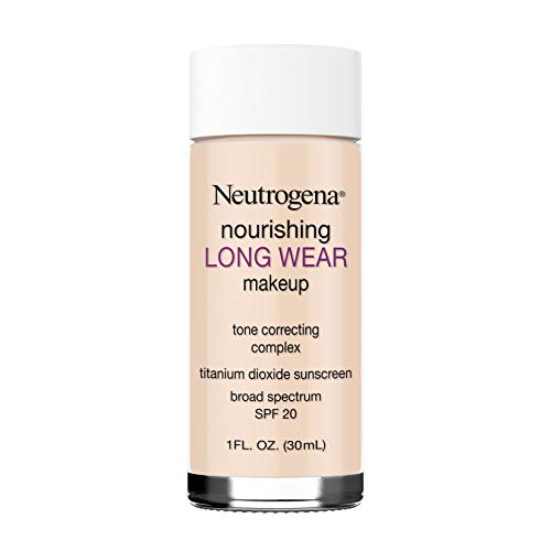 Neutrogena Питателна Течна основа за грим удължено носене със Слънцезащитен крем, 10 броя Classic Ivory, 1 Ет. унция.