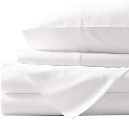 URBANHUT Брой нишки 1000, Комплект спално бельо Queen от египетски памук с Високо качество (4 бр.), Луксозни Кърпи за легло Queen