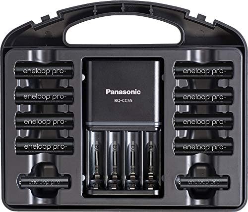 Акумулаторни батерии с голям капацитет Eneloop Panasonic K-KJ55KHC82A pro захранване 8AA, 2AAA и предварително заредени Ni-MH акумулаторни