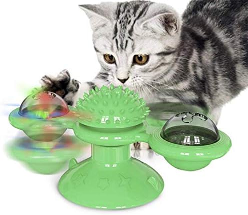 NC Играчки за Домашни животни за Котки Интерактивна Пъзел модул за Обучение Плейър Вятърна Мелница Топката Въртящи се Играчки