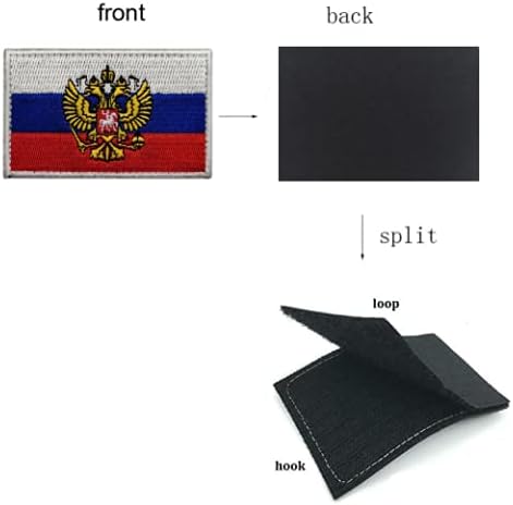 Руската Имперска Цветна Емблема с Двуглавым Орел, Тактически Боен Дух, Военна Нашивка С Бродерия