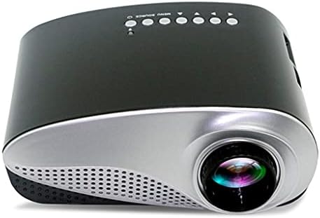 GPPZM led Мини Преносим домашен мултимедиен плейър 800 Лумена С поддръжка на възпроизвеждане на 1080P съвместим USB-проектор (Цвят: бял-Плодов