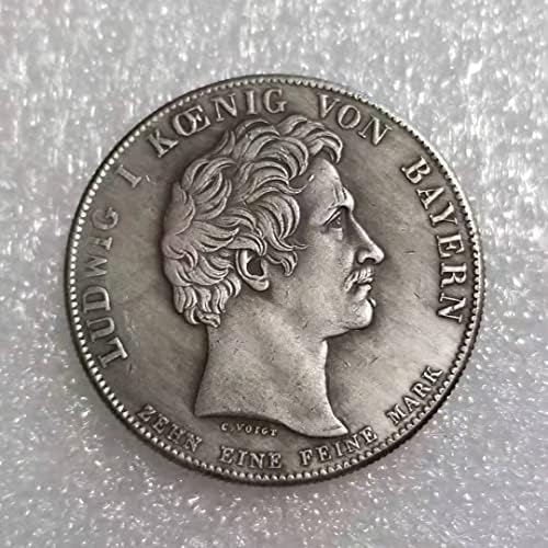 Старинни Занаяти 1827 Немски Сребърен Долар Възпоменателна Монета Събиране на Външната търговия 1519