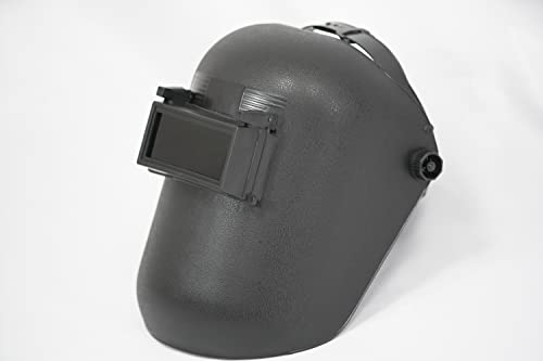 Защитна маска за заваряване на лицето Черен цвят с Козирка Откидывающимся