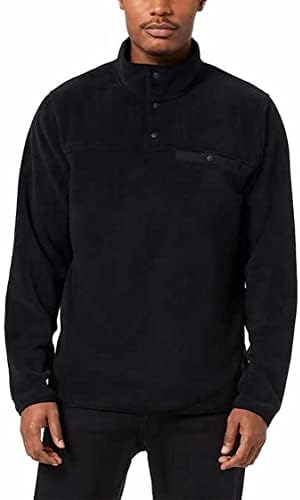 Мъжки пуловер с цип на четвърт инч от 32 Градуса (XXL, черен)