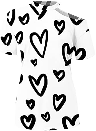 2023 Облекло е Без Презрамки С Къс Ръкав Памучен Блуза с Кръгло Деколте и Графичен Модел Риза за Дами Тениска Лято Есен За Момичета SN