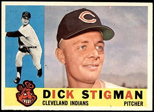 1960 Topps 507 Дик Стигман Кливланд Индианс (Бейзболна картичка) EX/MT+ Indians