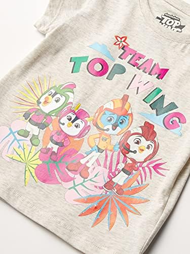 Комплект Тениски за деца Top Wing Момичета с къс ръкав, 3 опаковане на Тениски