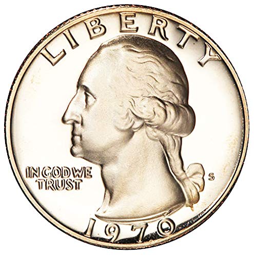 Монетен двор на САЩ ПРЕЗ 1970 - ТЕ години Proof Washington Quarter Choice Без лечение