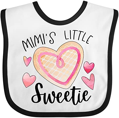 детски Лигавник inktastic Mimi's Little Sweetie с Бисквитки във формата на Сърце