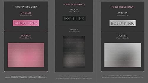 Dreamus Black Pink - BORN PINK [Бокс-сет версия] на 2-ри албум + Сгънати плакат [Корейското издание] (СИВ версия), YGP0181