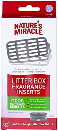На ароматни пълнители за котешки тоалетни Nature's Miracle, Съдържа 3 Сменяеми ароматни листа, за освежителя на въздуха в кошачьем тоалетната