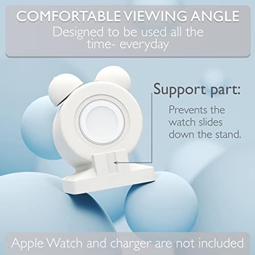 Малка поставка iWatch за зарядно устройство Apple Watch Серия Ultra 8/7/6/Se/5/4/3/2/1 Хубава Силикон притежателя на Apple