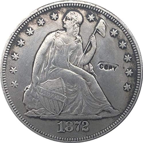 1872-CC Монети в долари Седнала на Свободата на копие на Копие на Подарък за Него