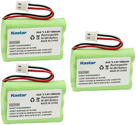 Kastar 3-Pack Смяна на батерията за бебефони и радионяни Motorola HRMR03 GB380863 MBP33XL MBP33XL-2 MBP33XL-3 MBP33XL-4 MBP33XLPU (подходящ
