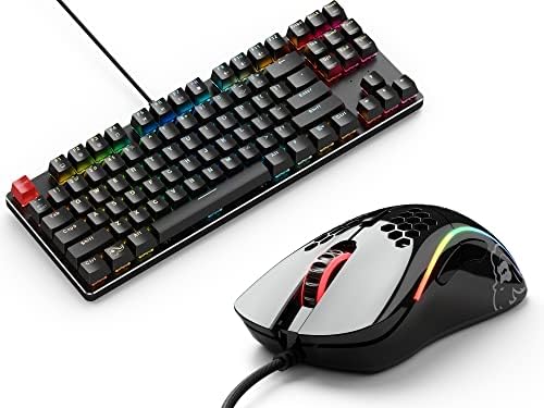 Комбинирана детска клавиатура и мишка - Великолепна Ръчна клавиатура GMMK с 85% RGB подсветка TKL размер + Модел D Жичен Детска RGB Лъскава