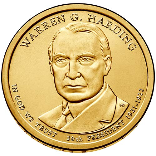 Доказателство за 2014 г. за Избор на председателите на долара Уорън Г. Хардинга Необращенный Монетен двор на САЩ