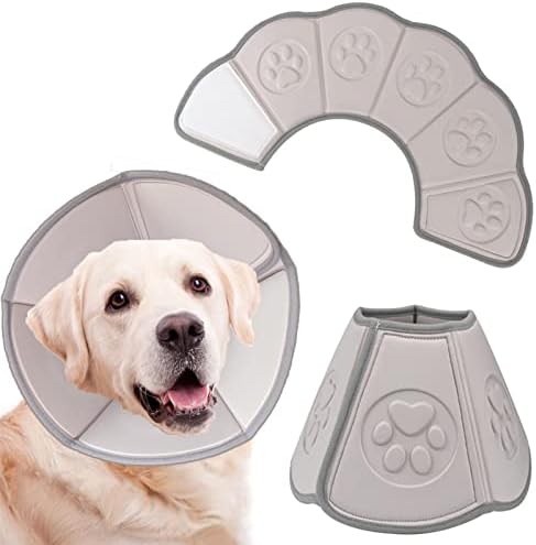 SLPEFA Soft Dog Cone Collar - Удобен напредналите заострени Нашийник за възстановяване на домашни любимци след операцията,