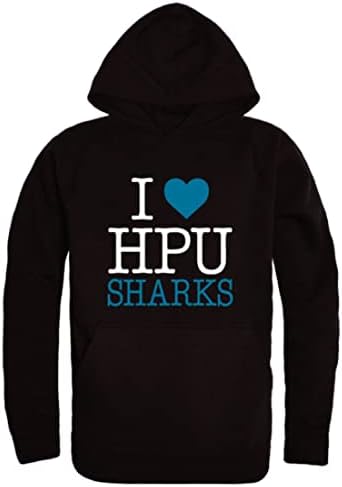 W Republic обичам Хавай Pacific University Акули Флисовые Блузи с качулка