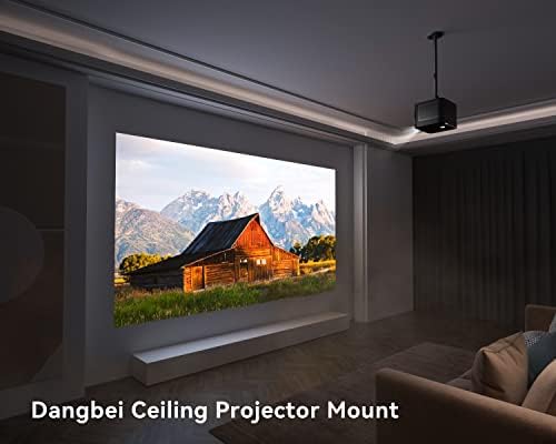 Проектор Dangbei Mars Pro 4K с ключ, потолочным монтиране и 3D очила