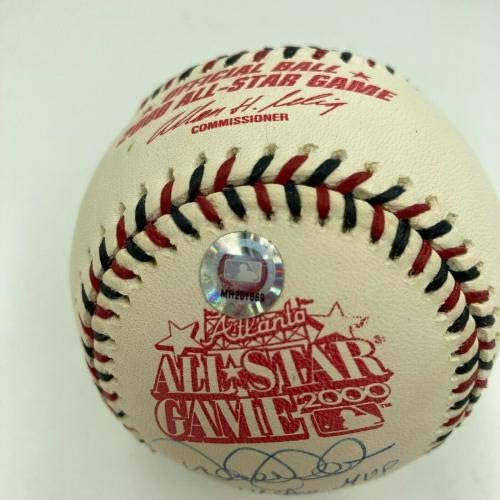 Дерек Джитър MVP на мача на звездите Подписа договор с компанията 2000 All Star Game Baseball Steiner COA - Бейзболни топки с автографи
